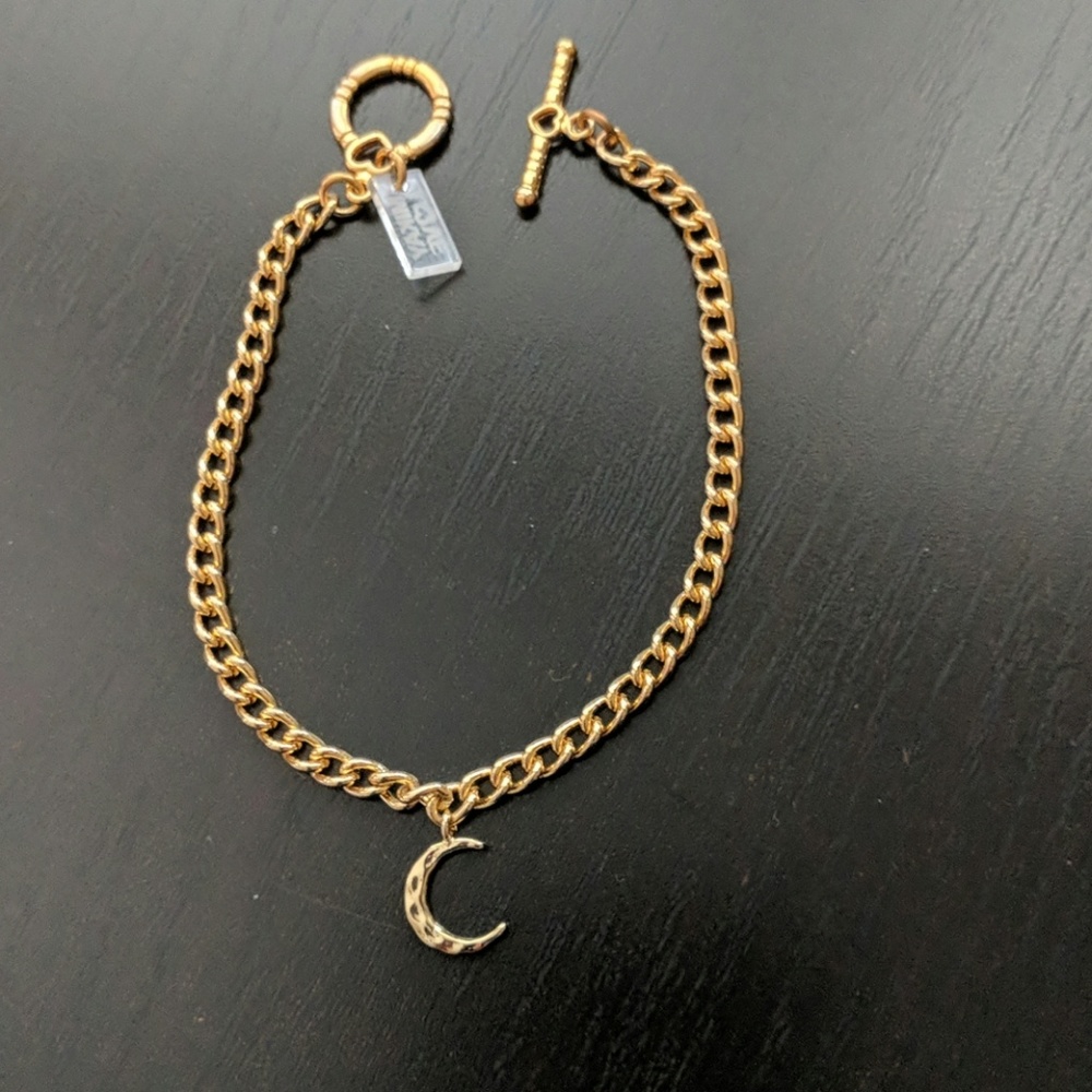 MikayLove Gold moon bracelet